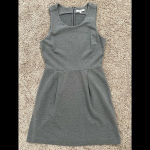 Madewell Verse Dress in Heather Gray - Size Small